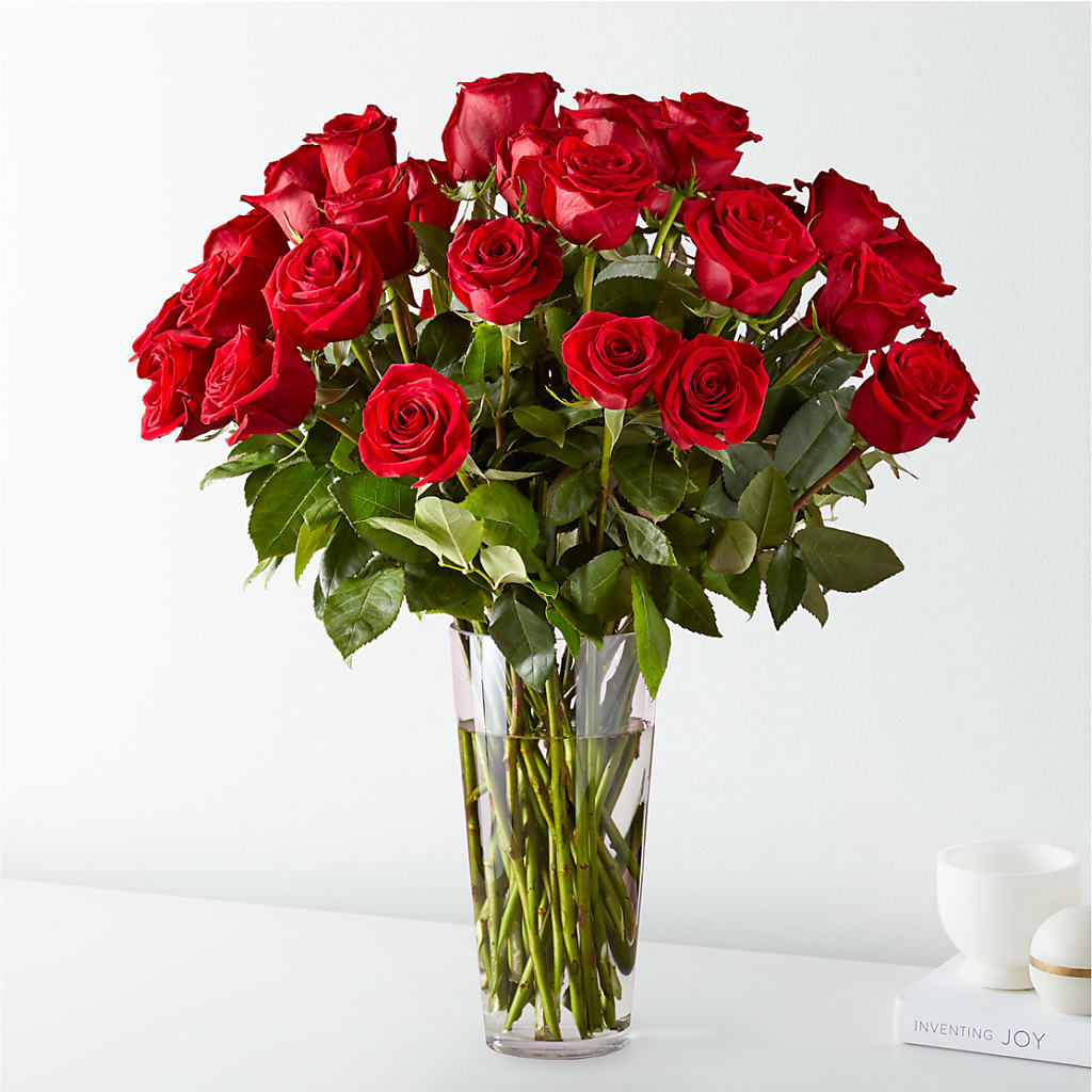 Long Stem Red Rose Bouquet – North Shore Florist, North Vancouver BC