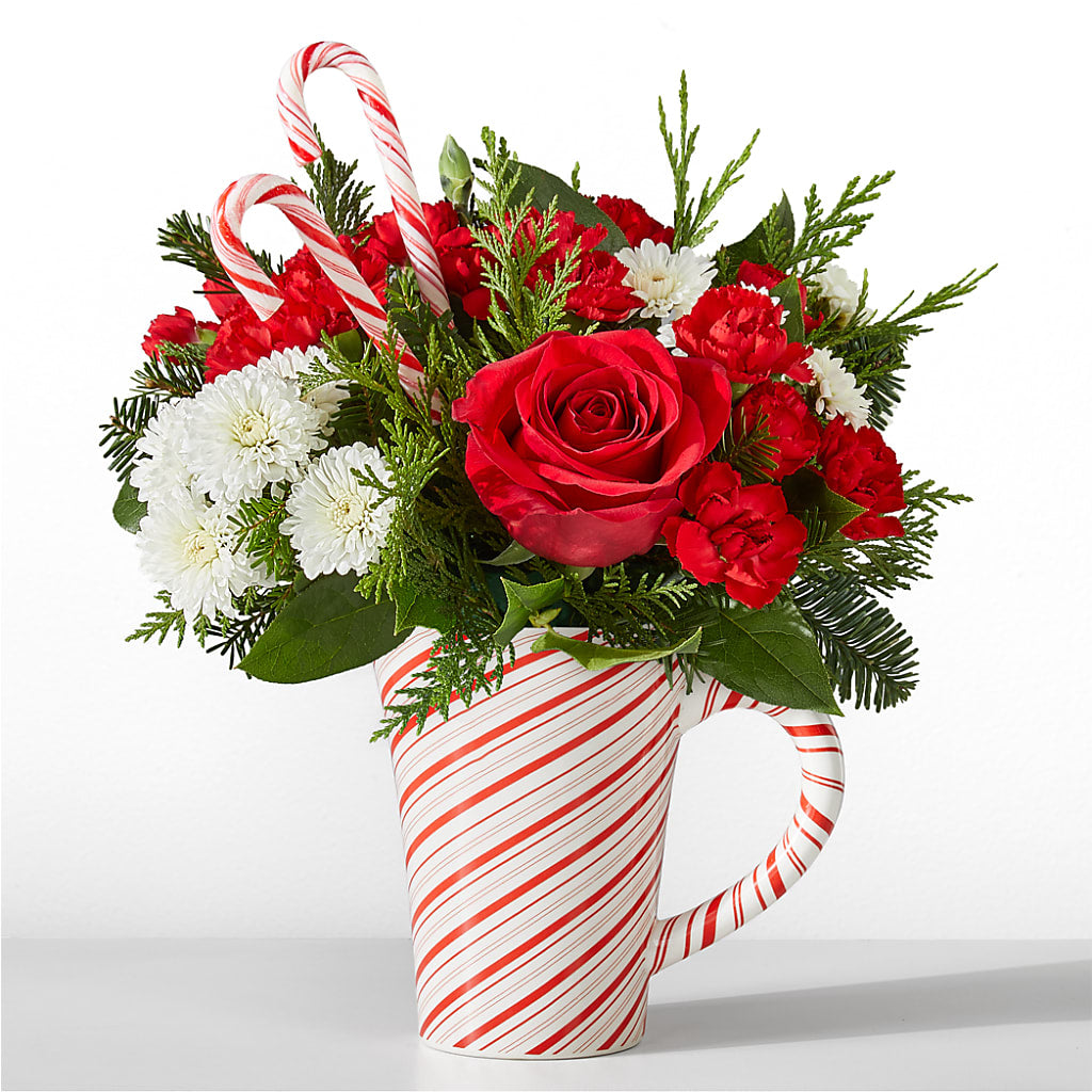 Peppermint Swirl Mug – North Shore Florist, North Vancouver BC