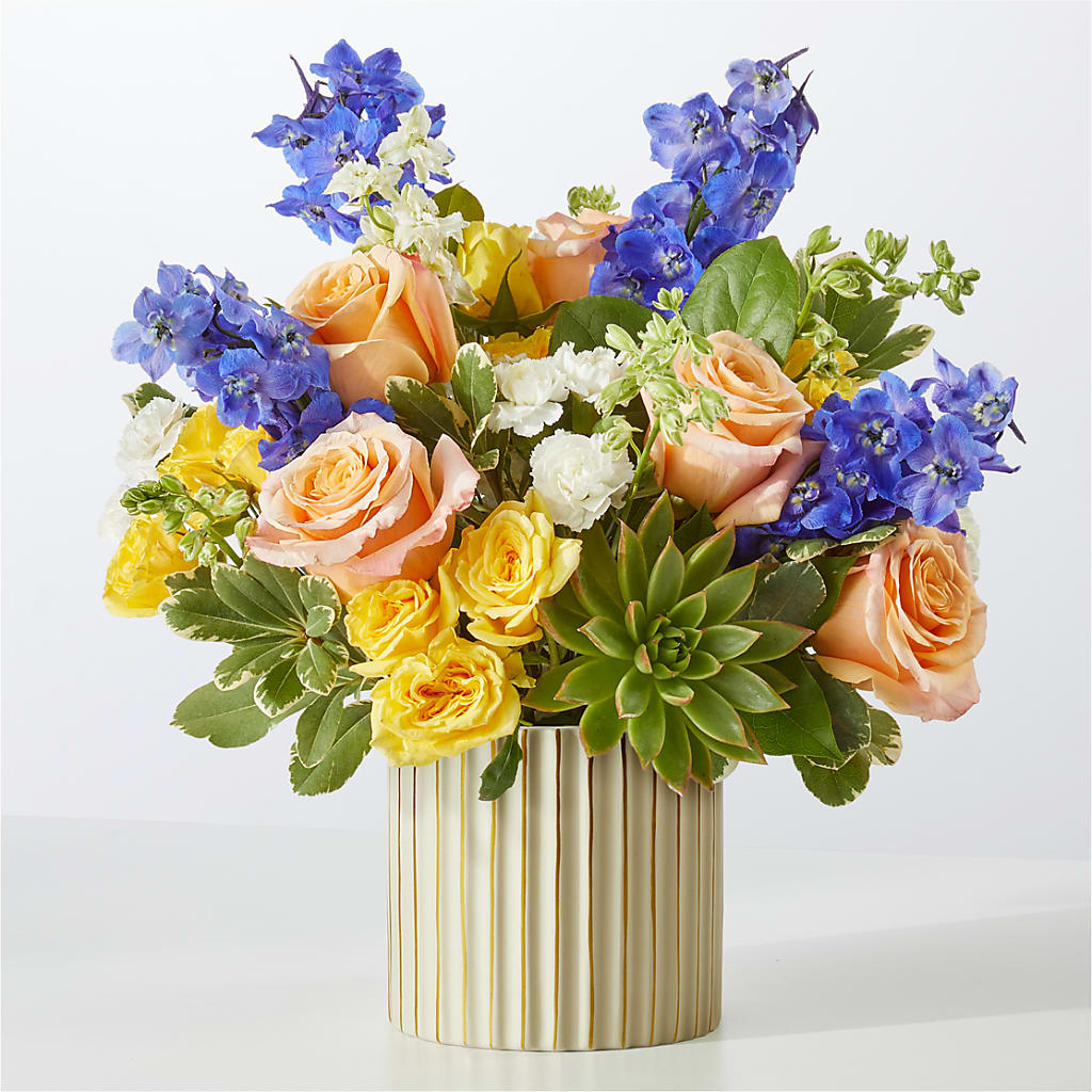 Cobalt Reverie Bouquet – North Shore Florist, North Vancouver BC