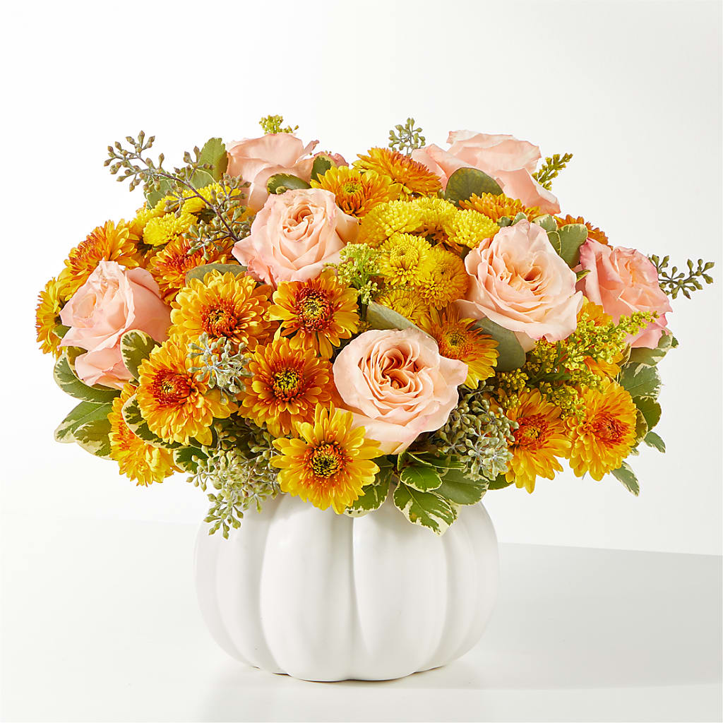 Peachy Pumpkin – North Shore Florist, North Vancouver BC