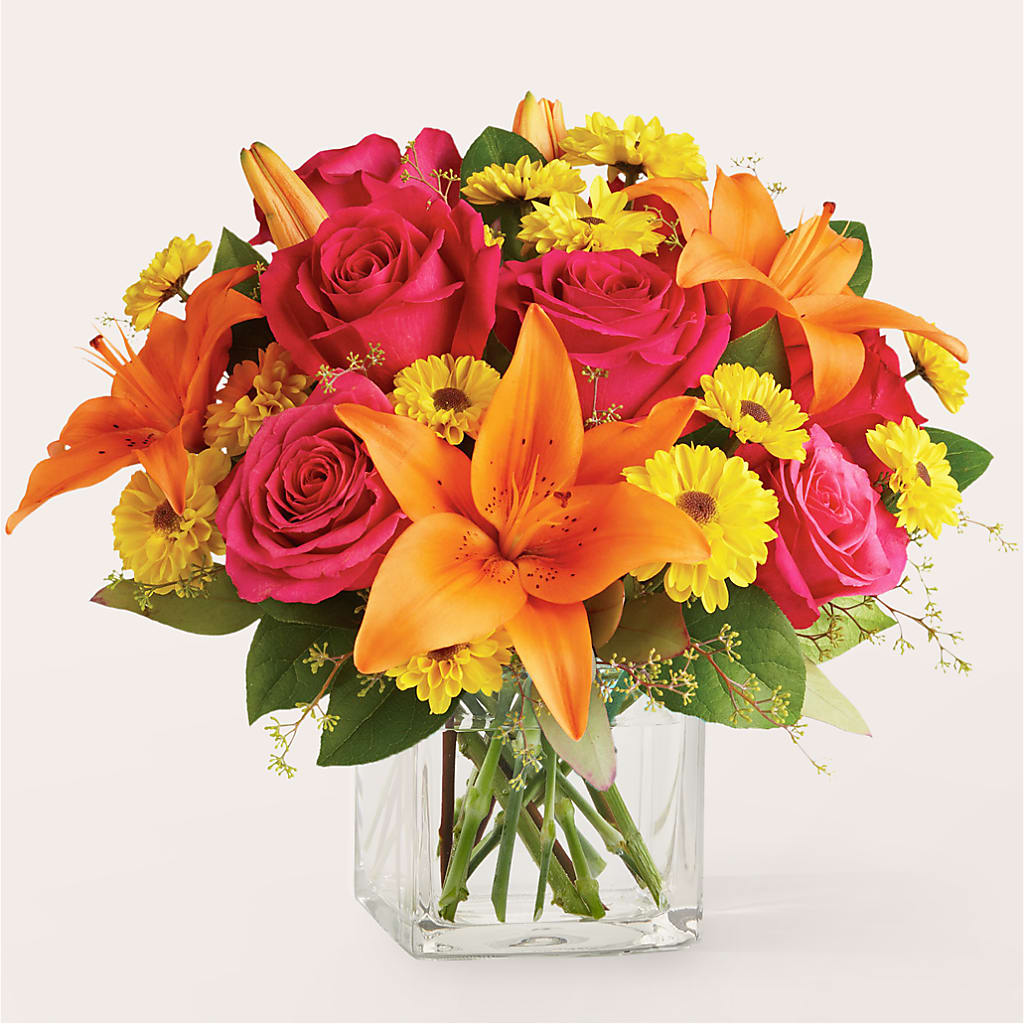 Neon Lights Bouquet – North Shore Florist, North Vancouver BC