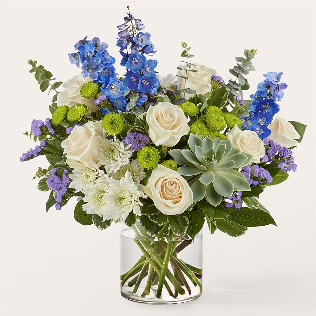Cerulean Waves Bouquet – North Shore Florist, North Vancouver BC