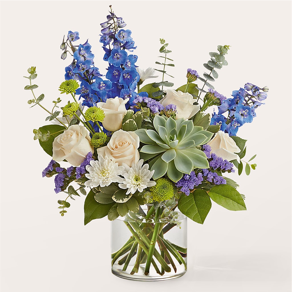 Cerulean Waves Bouquet – North Shore Florist, North Vancouver BC