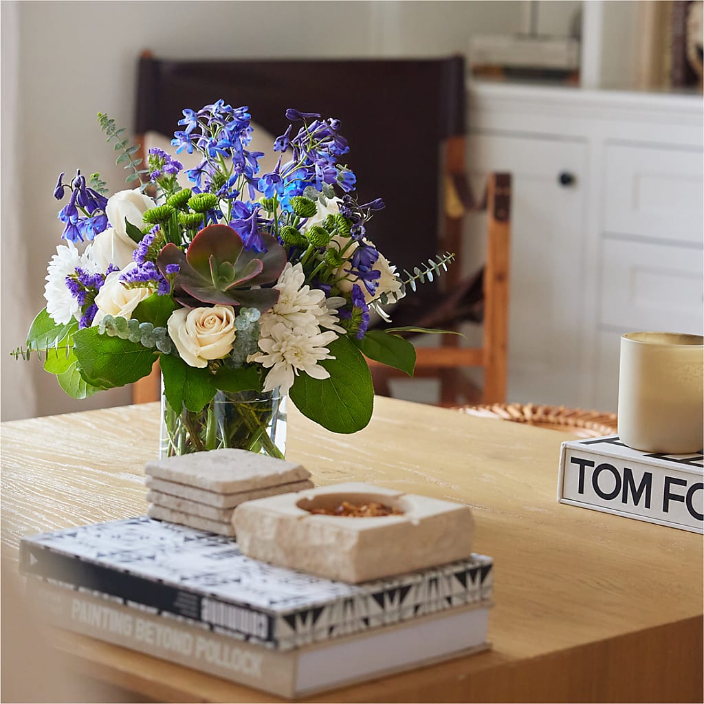 Cerulean Waves Bouquet – North Shore Florist, North Vancouver BC