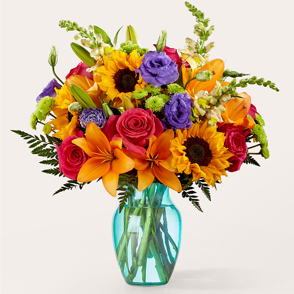 Double Rainbow Bouquet – North Shore Florist, North Vancouver BC