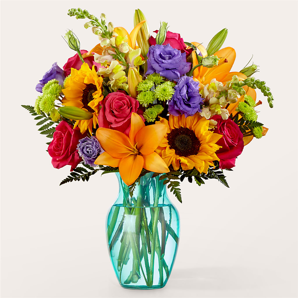 Double Rainbow Bouquet – North Shore Florist, North Vancouver BC