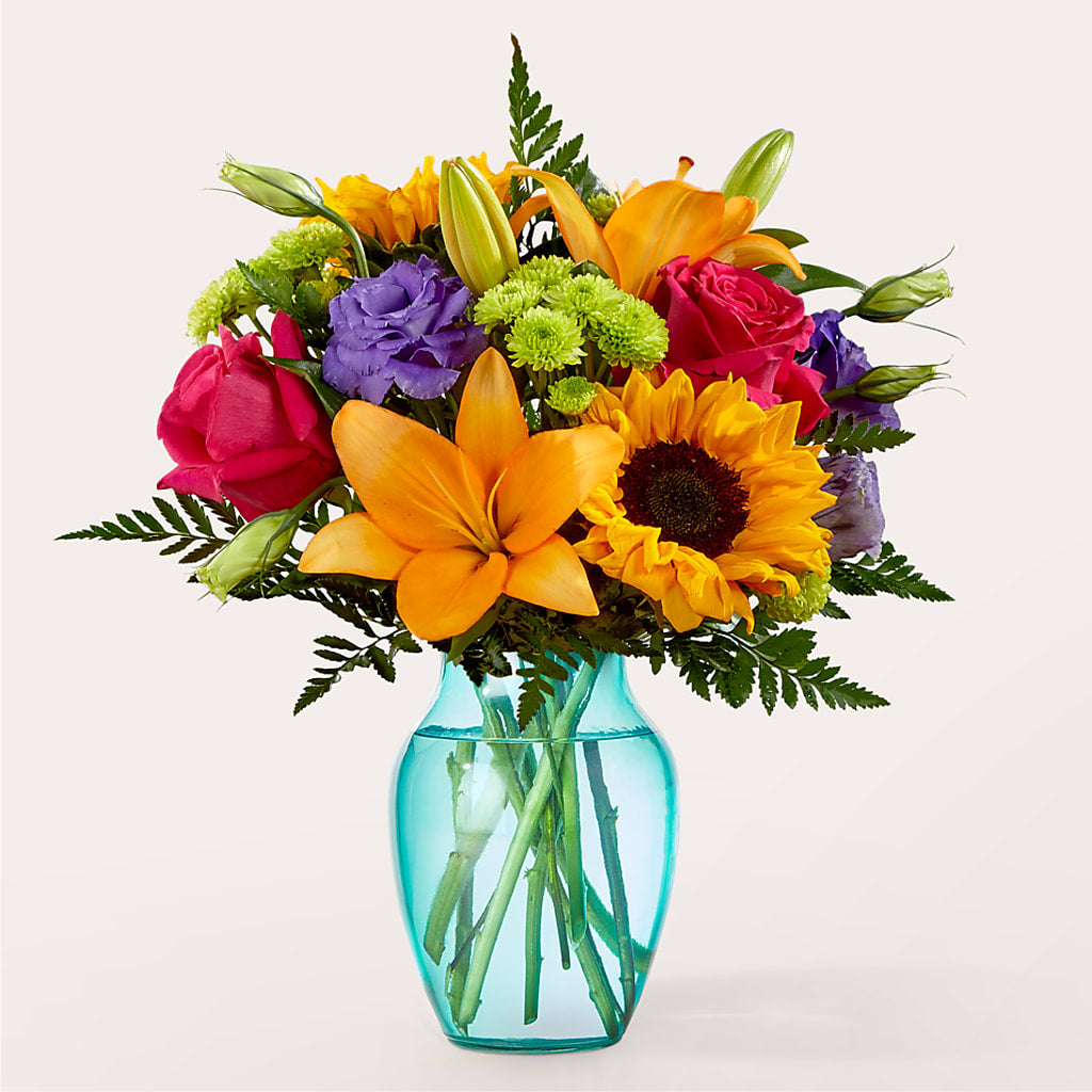 Double Rainbow Bouquet – North Shore Florist, North Vancouver BC