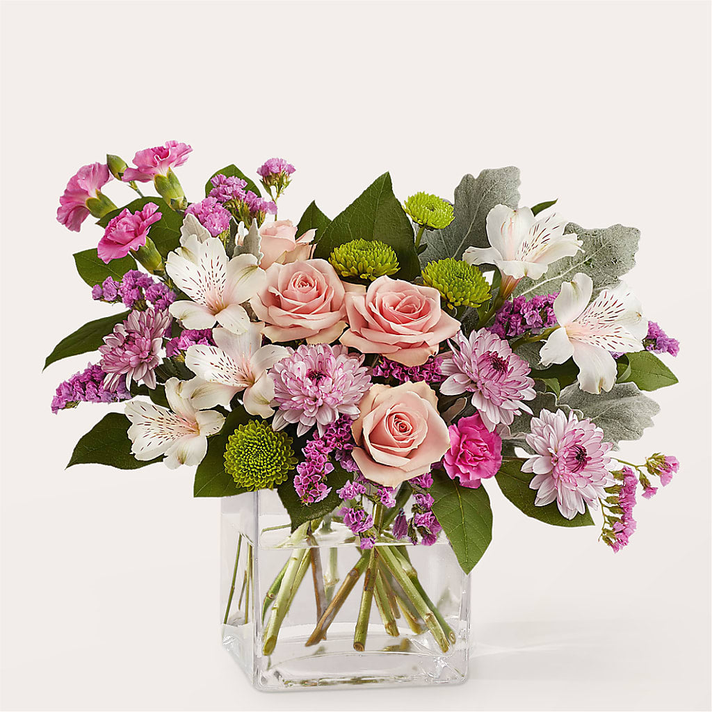 Pink Suede Bouquet – North Shore Florist, North Vancouver BC