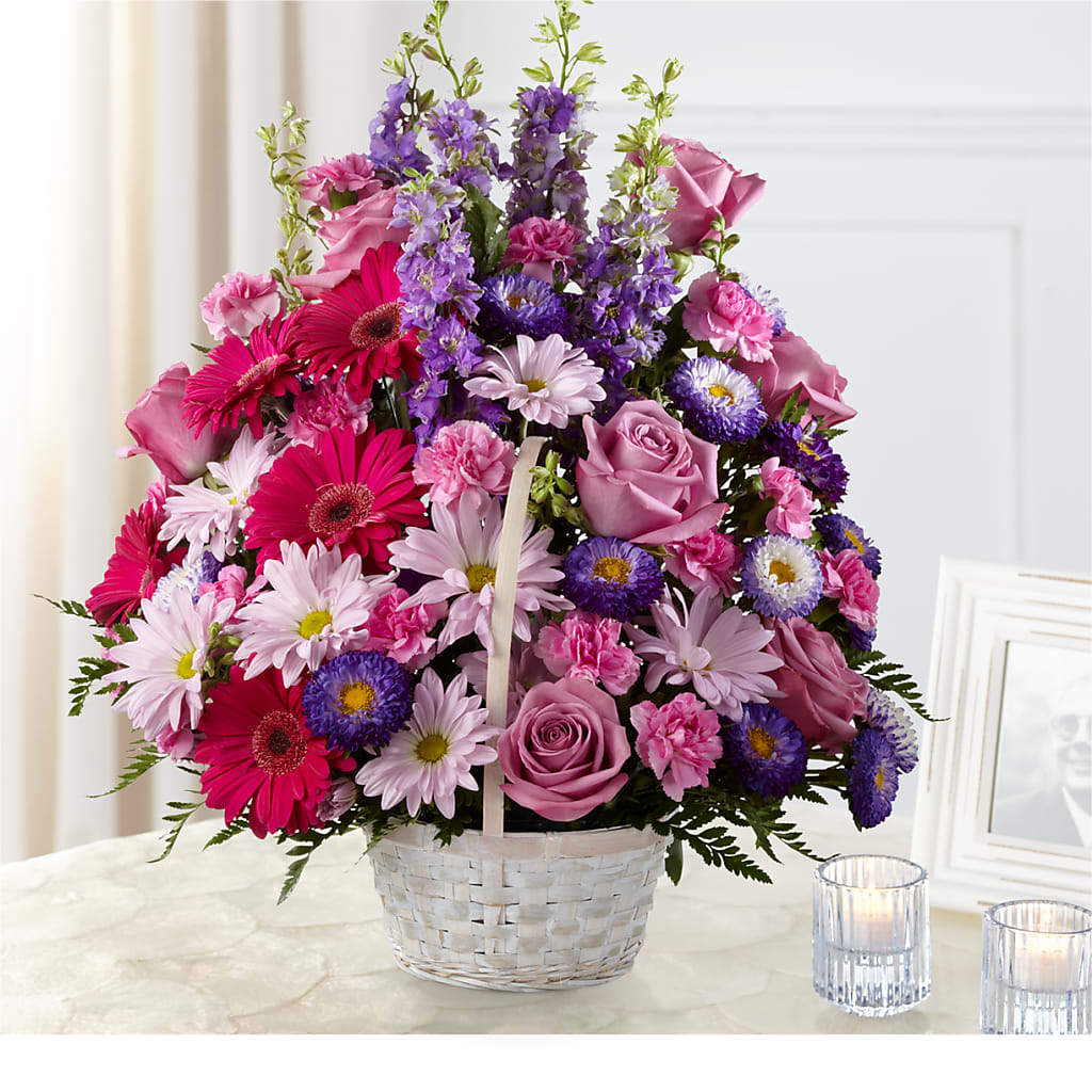 Pastel Peace Basket – North Shore Florist, North Vancouver BC
