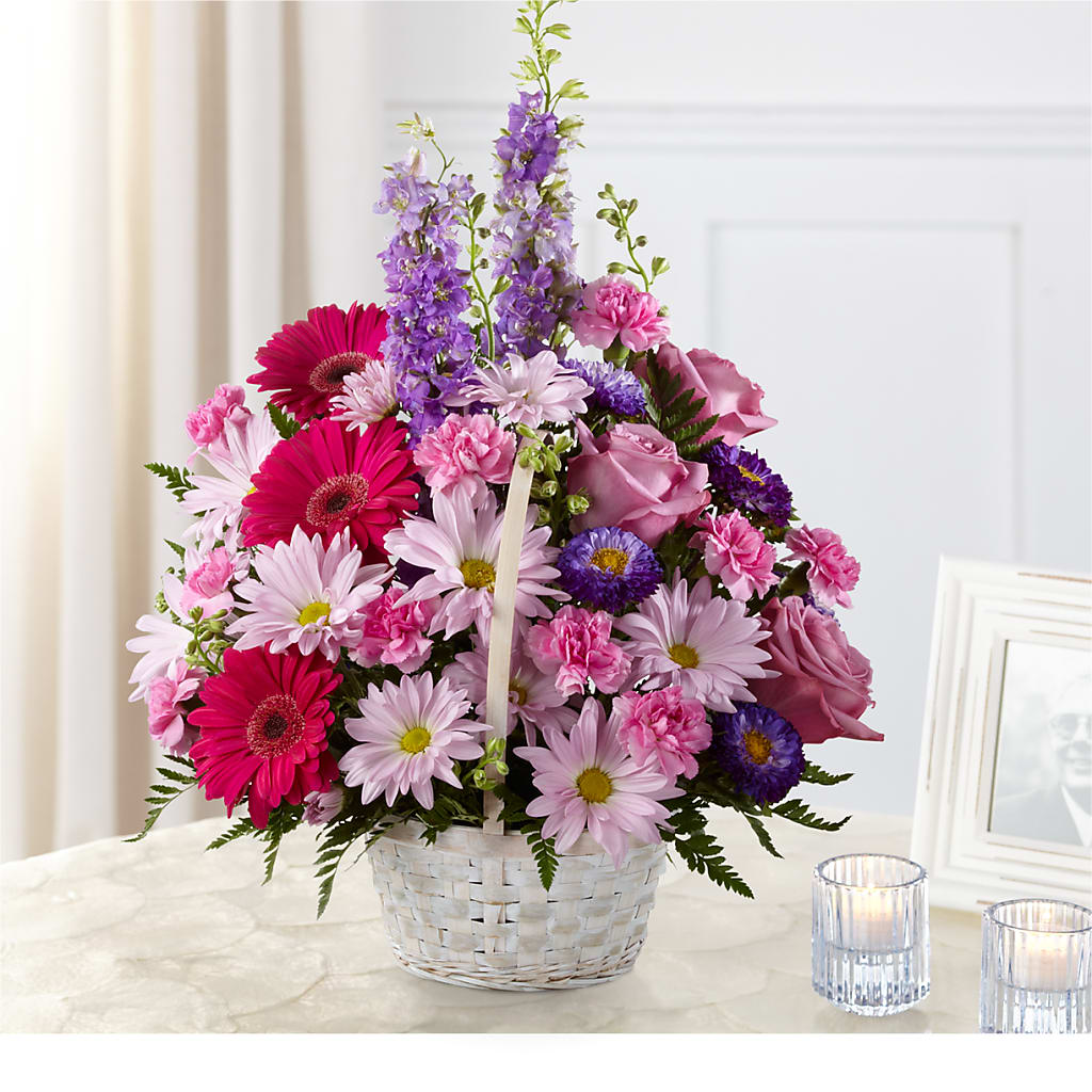 Pastel Peace Basket – North Shore Florist, North Vancouver BC