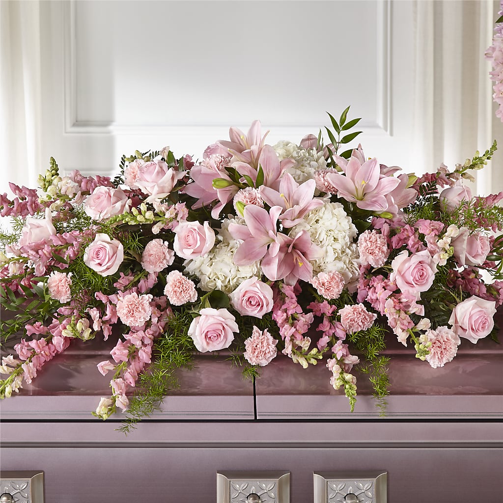 Life & Remembrance Casket Spray – North Shore Florist, North Vancouver BC