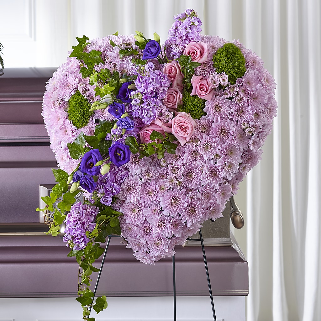 Treasured Love Standing Heart – North Shore Florist, North Vancouver BC