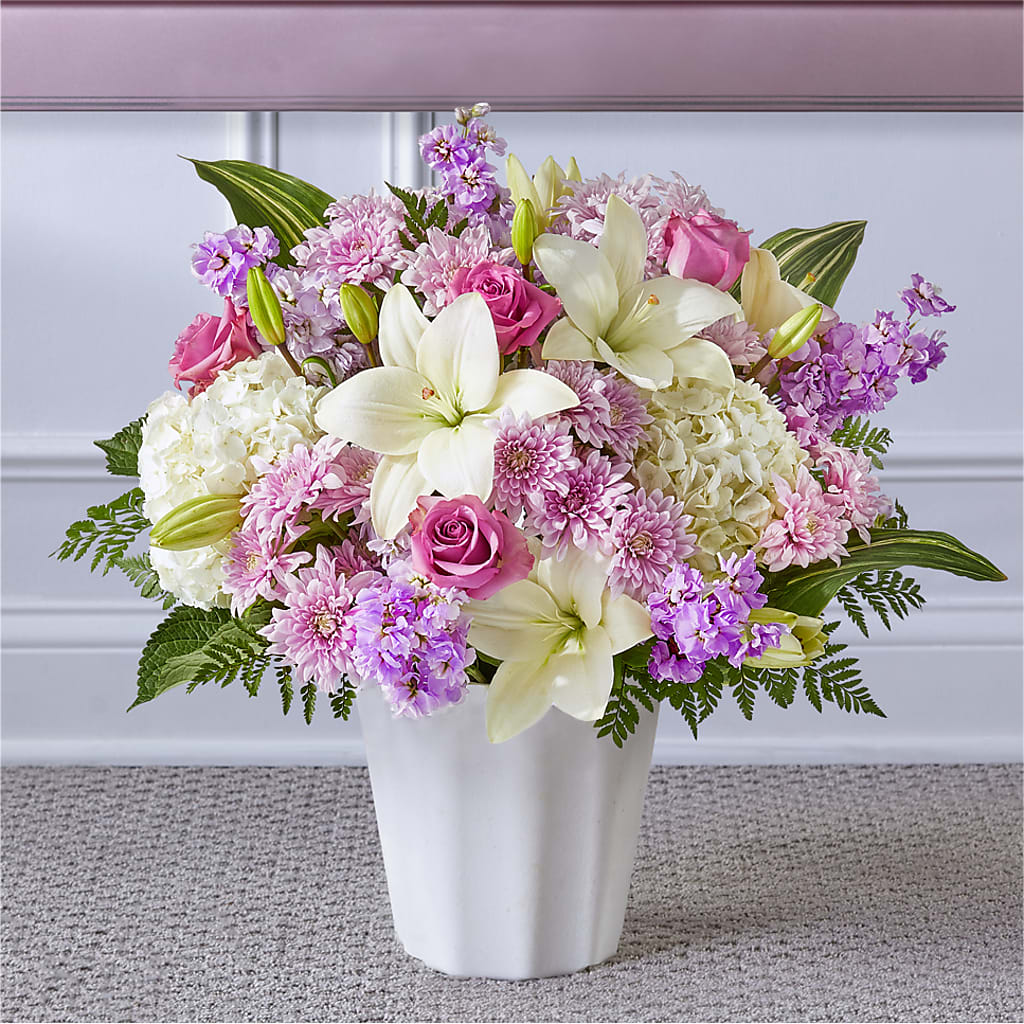 Heaven Sent Floor Basket – North Shore Florist, North Vancouver BC