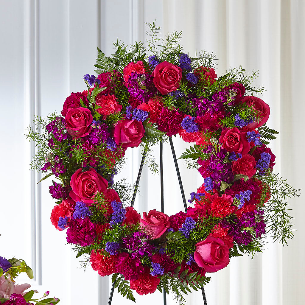 Calming Colors Wreath – North Shore Florist, North Vancouver BC