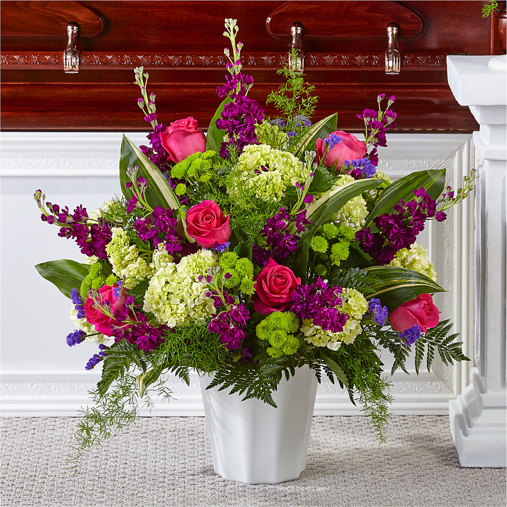 Beautiful Horizons Floor Basket – North Shore Florist, North Vancouver BC