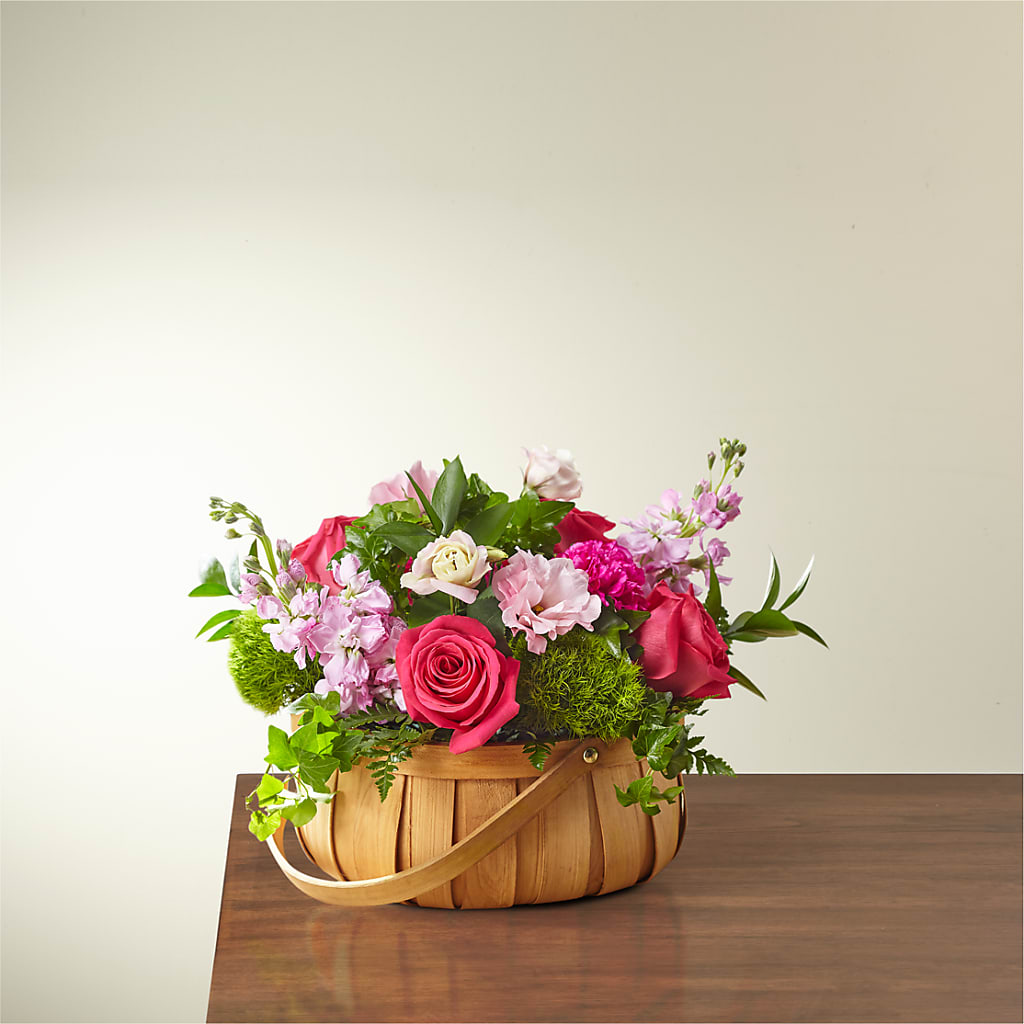 Radiance in Bloom Basket – North Shore Florist, North Vancouver BC