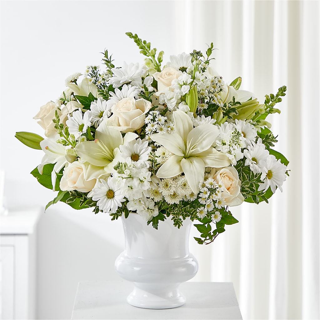 Uplifting Urn Arrangement – North Shore Florist, North Vancouver BC