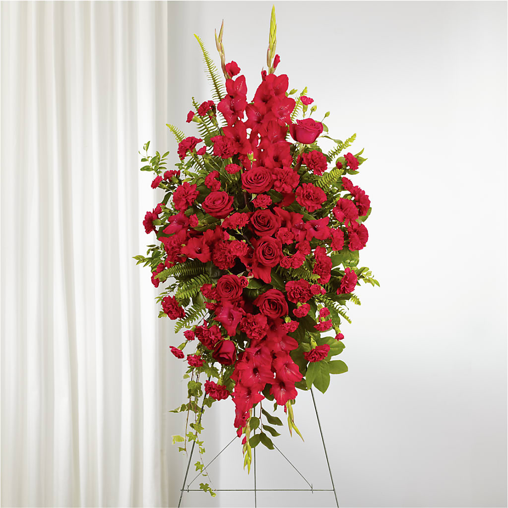 From the Heart Standing Spray – North Shore Florist, North Vancouver BC