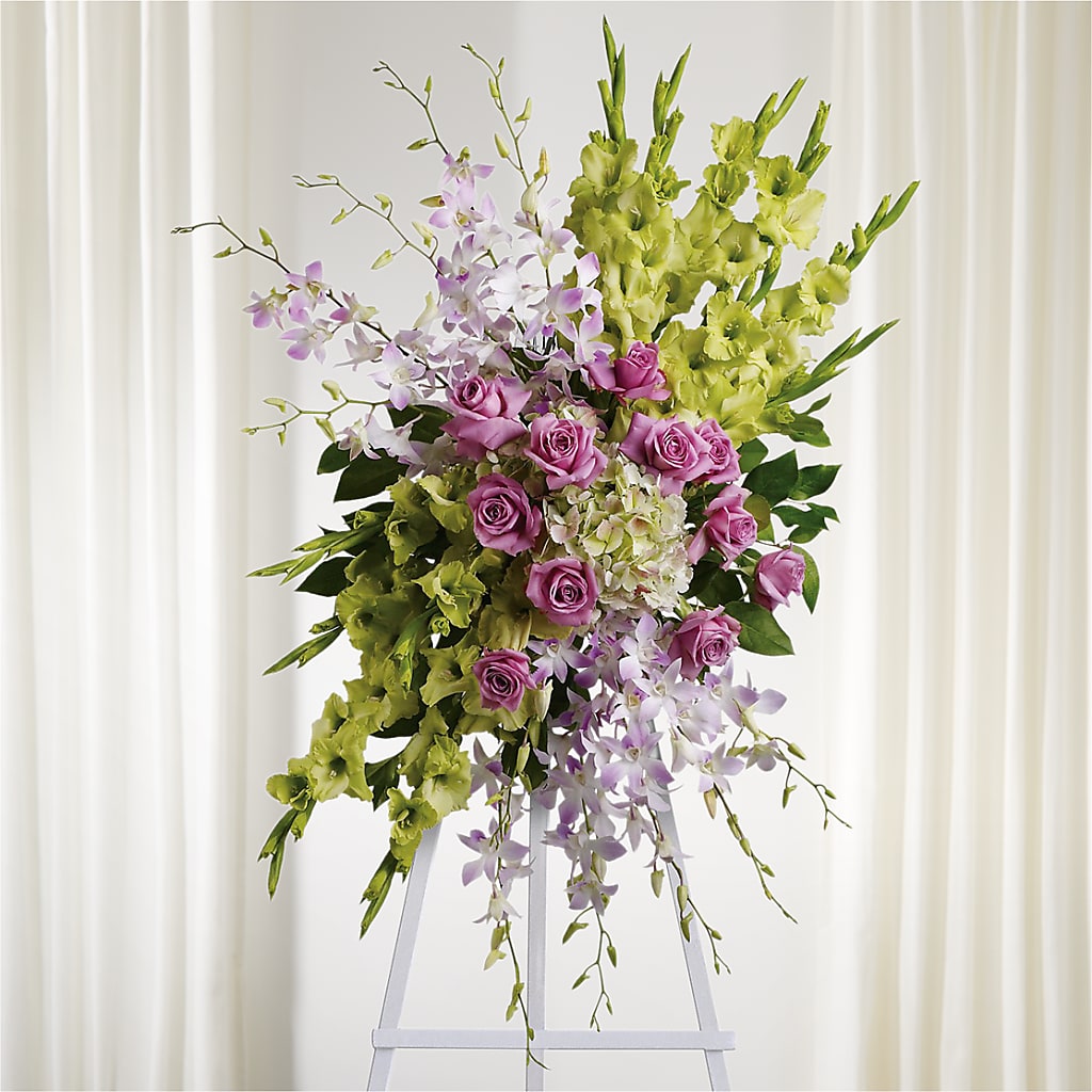 Lasting Legacy Standing Spray – North Shore Florist, North Vancouver BC