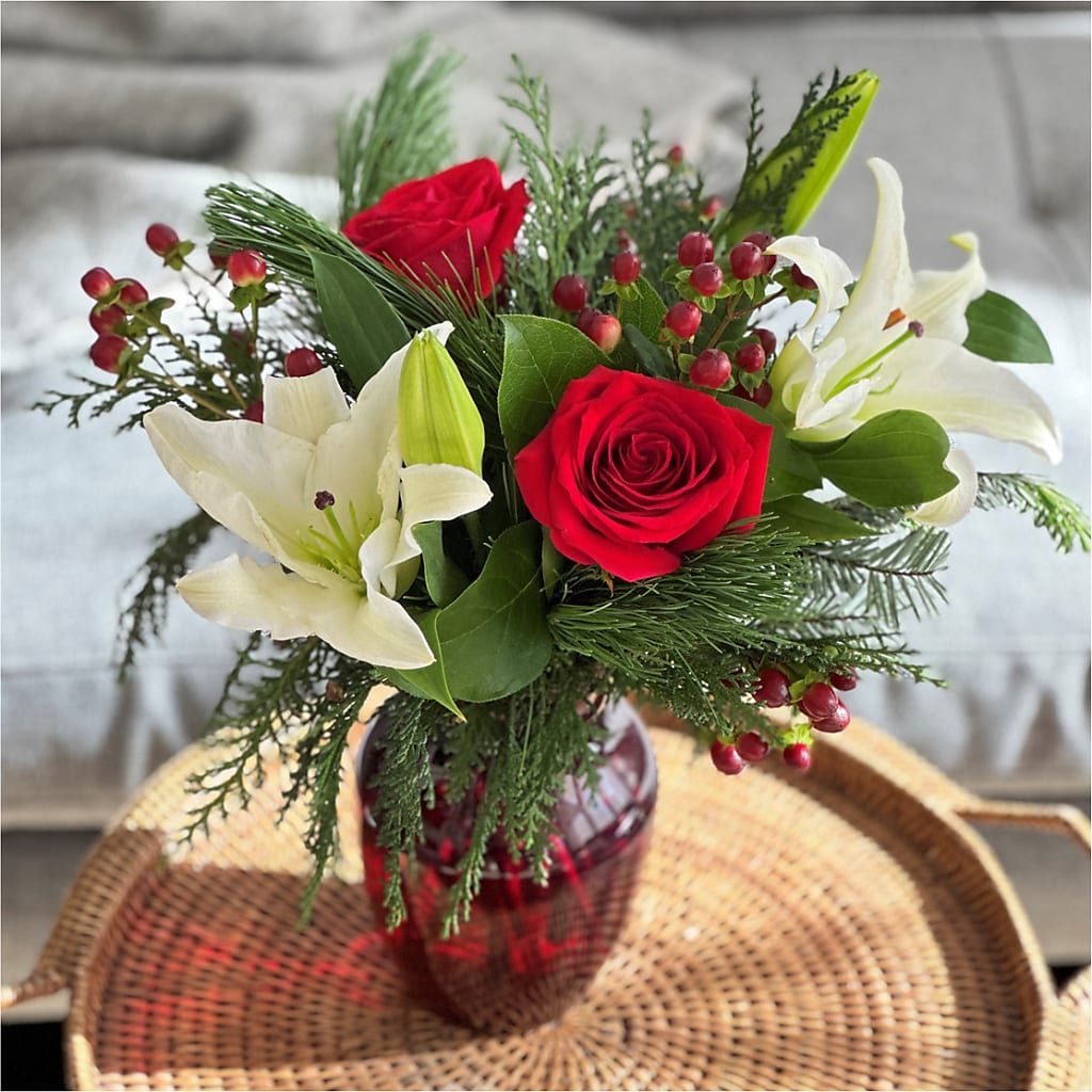 Evergreen Delight Bouquet – North Shore Florist, North Vancouver BC
