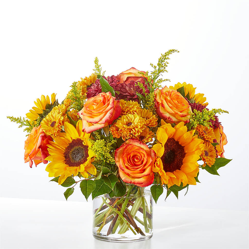 Flannel Scarf Bouquet – North Shore Florist, North Vancouver BC