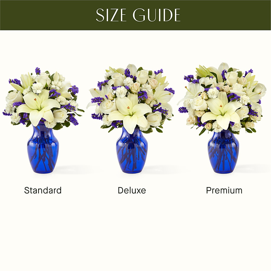 Sapphire Rush Bouquet – North Shore Florist, North Vancouver BC