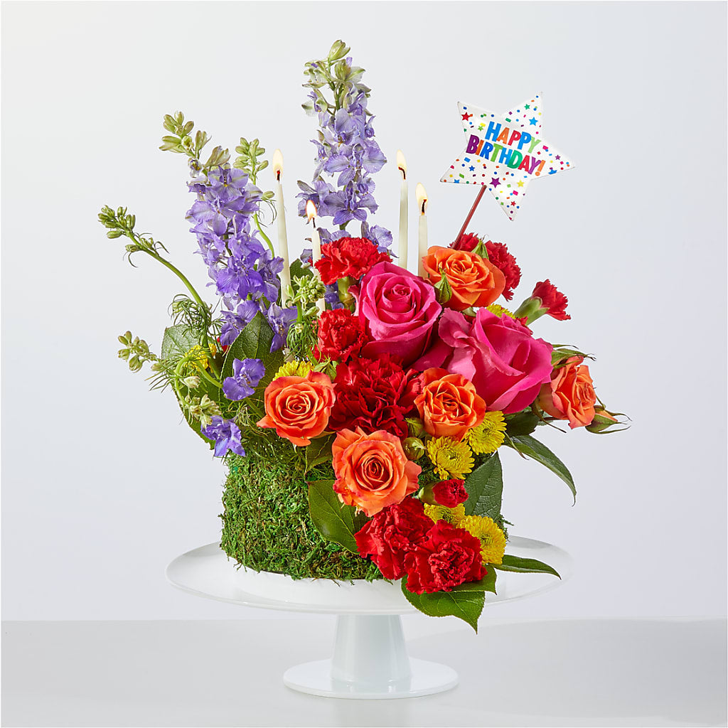 Best Year Yet Floral Cake – North Shore Florist, North Vancouver BC