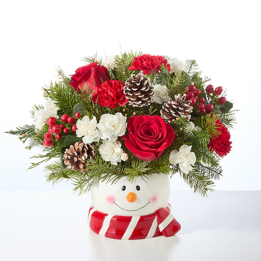 Jolly Snowman Bouquet –  North Shore Florist, North Vancouver BC