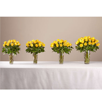 Long Stem Yellow Rose Bouquet –  North Shore Florist, North Vancouver BC