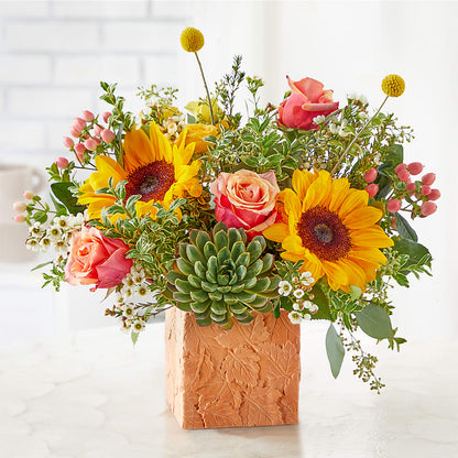 Sunflower Season Bouquet –  North Shore Florist, North Vancouver BC