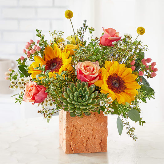 Sunflower Season Bouquet –  North Shore Florist, North Vancouver BC