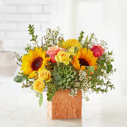 Sunflower Season Bouquet –  North Shore Florist, North Vancouver BC
