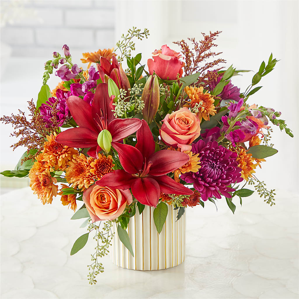 Burgundy Landscape Bouquet –  North Shore Florist, North Vancouver BC