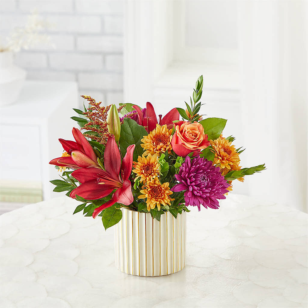 Burgundy Landscape Bouquet –  North Shore Florist, North Vancouver BC