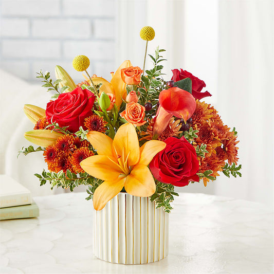 Scarlet Skies Bouquet –  North Shore Florist, North Vancouver BC