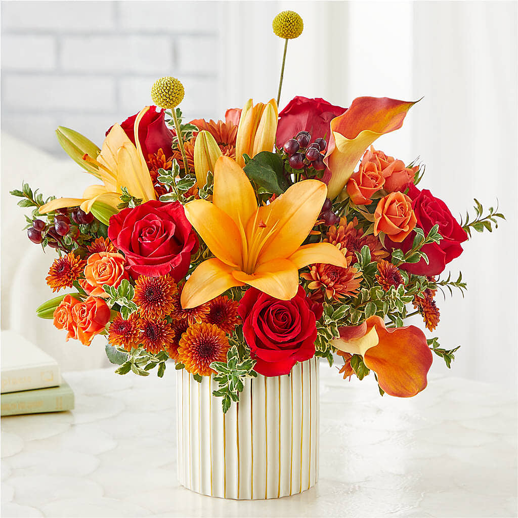 Scarlet Skies Bouquet –  North Shore Florist, North Vancouver BC