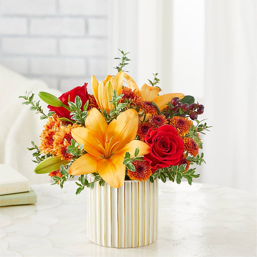 Scarlet Skies Bouquet –  North Shore Florist, North Vancouver BC