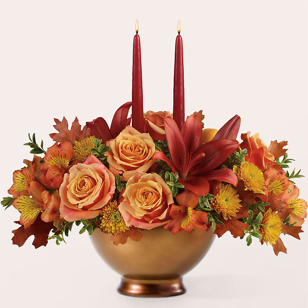 Harvest Table Centerpiece –  North Shore Florist, North Vancouver BC