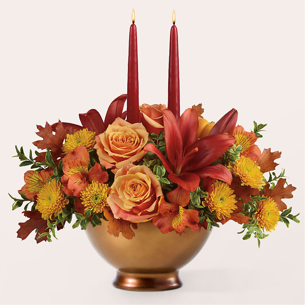 Harvest Table Centerpiece –  North Shore Florist, North Vancouver BC