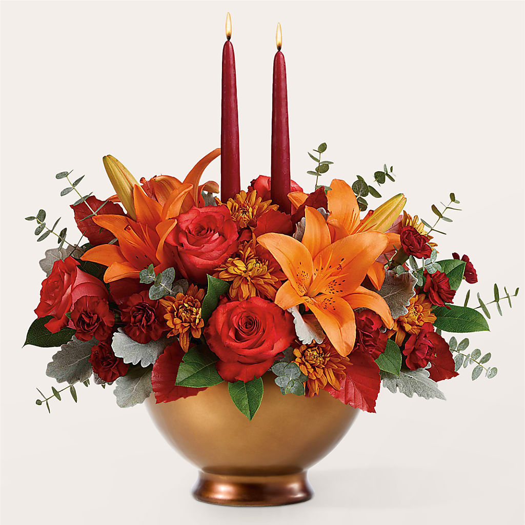 Fruits of Fall Centerpiece –  North Shore Florist, North Vancouver BC