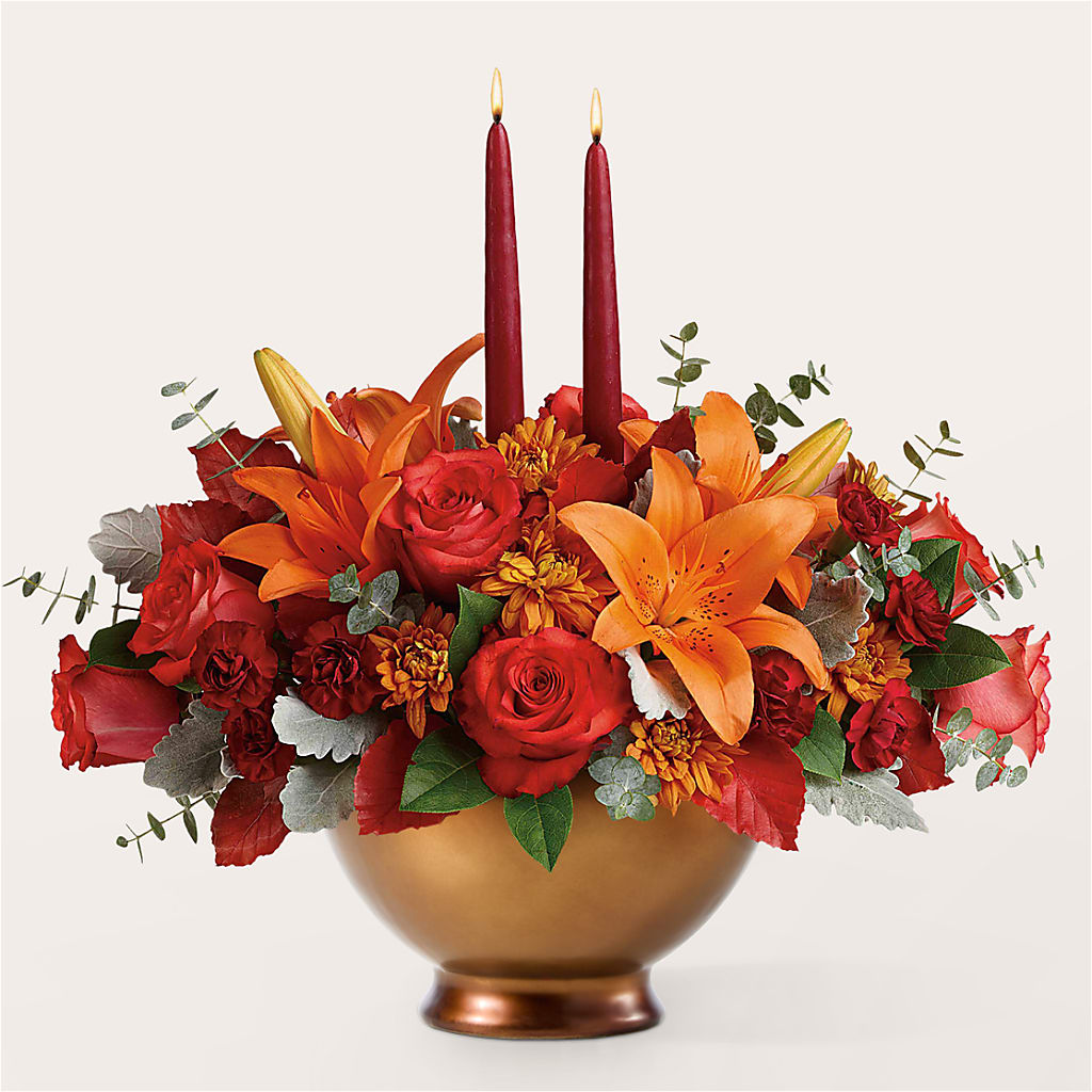 Fruits of Fall Centerpiece –  North Shore Florist, North Vancouver BC