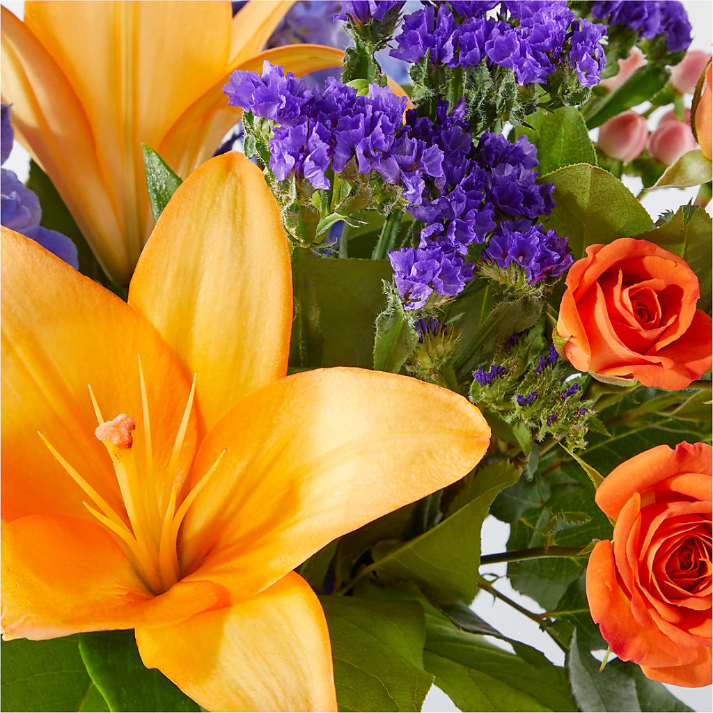 Radiant Citrus Bouquet –  North Shore Florist, North Vancouver BC