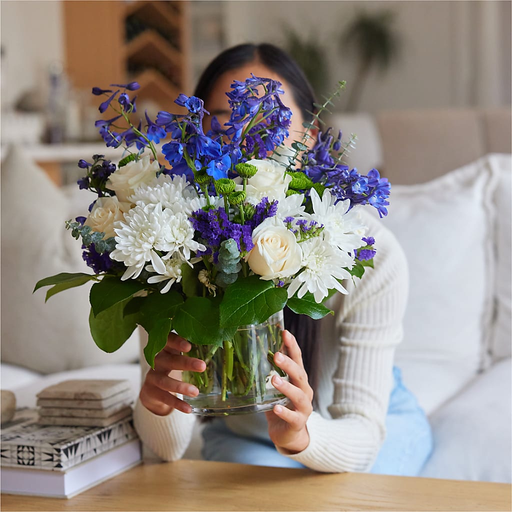 Cerulean Waves Bouquet –  North Shore Florist, North Vancouver BC