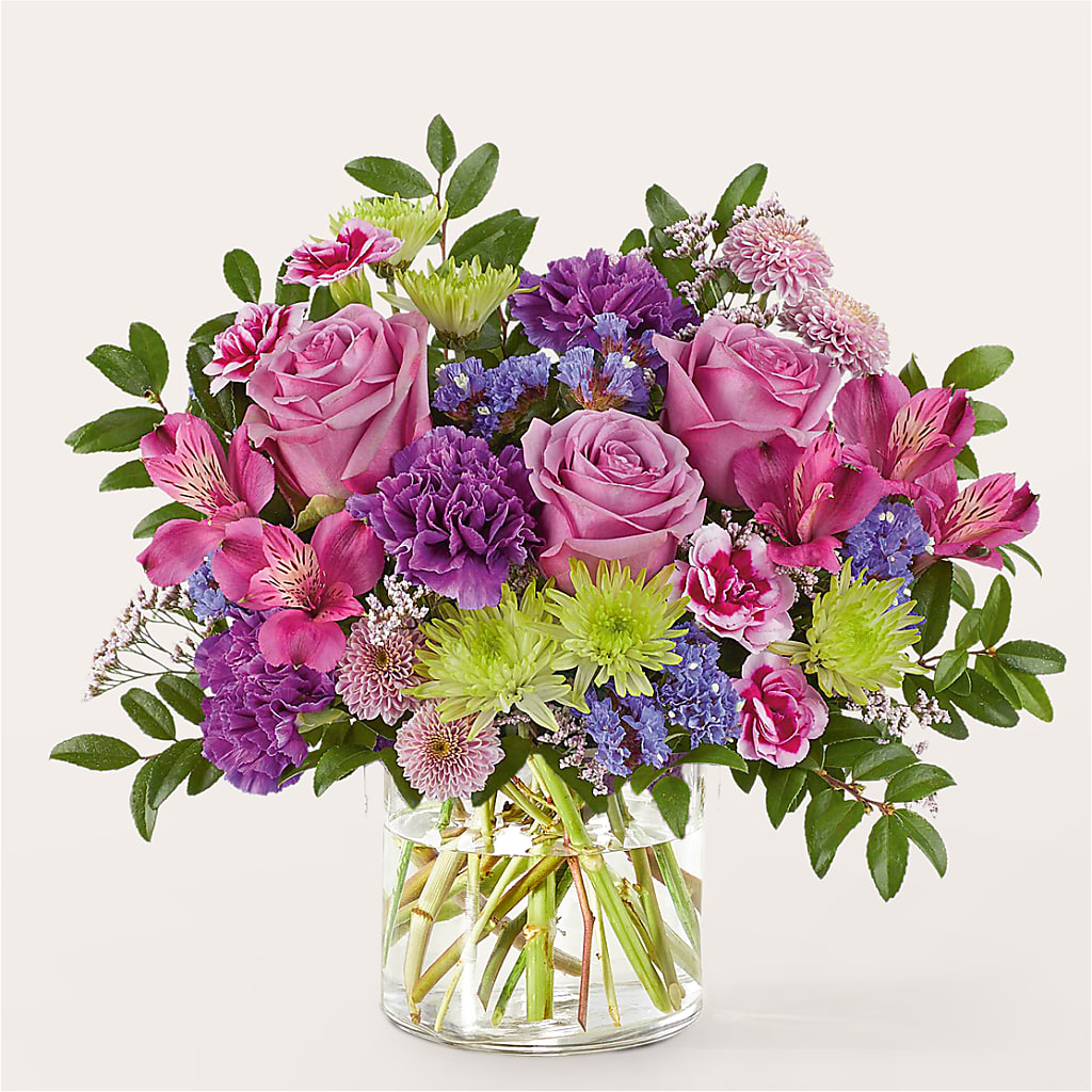 Glass Half Full Bouquet –  North Shore Florist, North Vancouver BC