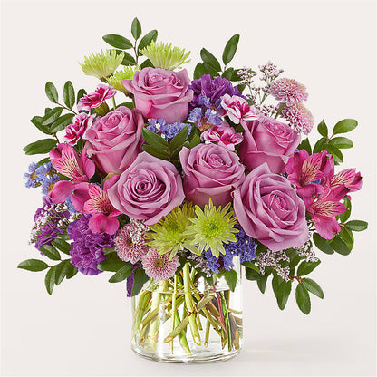 Glass Half Full Bouquet –  North Shore Florist, North Vancouver BC
