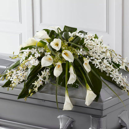 Angel Wings Casket Spray –  North Shore Florist, North Vancouver BC
