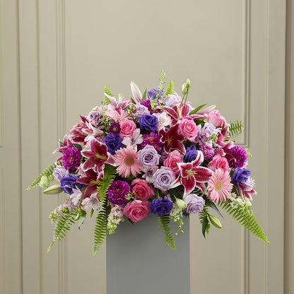 Fare Thee Well Pedestal –  North Shore Florist, North Vancouver BC