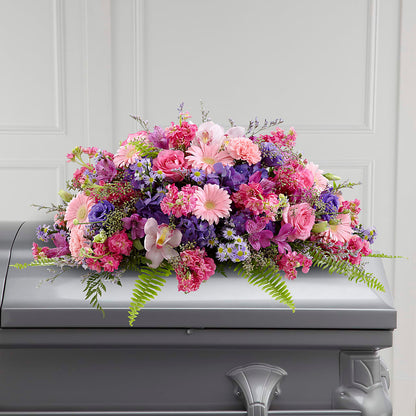 Glorious Garden Casket Spray –  North Shore Florist, North Vancouver BC