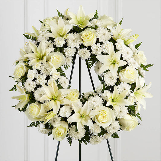 Treasured Tribute Wreath –  North Shore Florist, North Vancouver BC