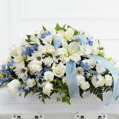 Tender Treasure Casket Spray –  North Shore Florist, North Vancouver BC